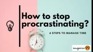 how to stop procrastinating