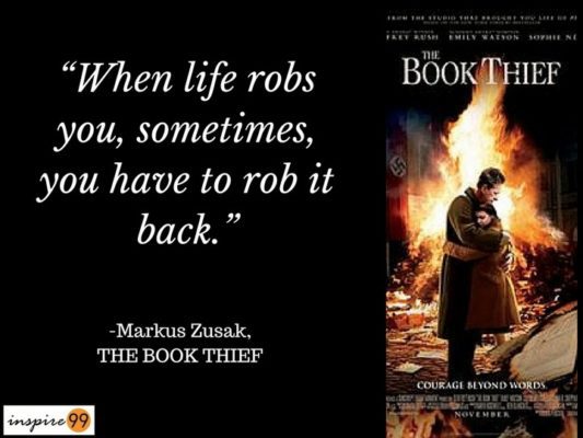 life quotes, the book theif quote, markus zusak quote