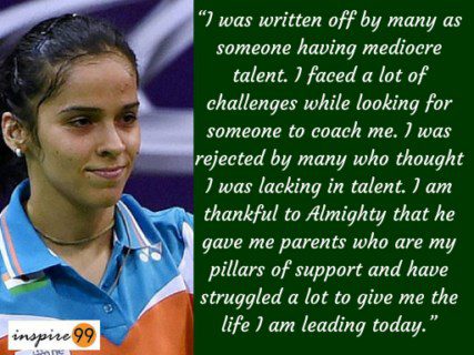 8 Power Packed Saina Nehwal Inspirational Quotes For Your Life - Inspire99