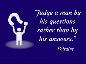 judge a man by his questions quote and meaning, judge a man quote and meaning, judging someone by questions, judging voltaire quote and meaning