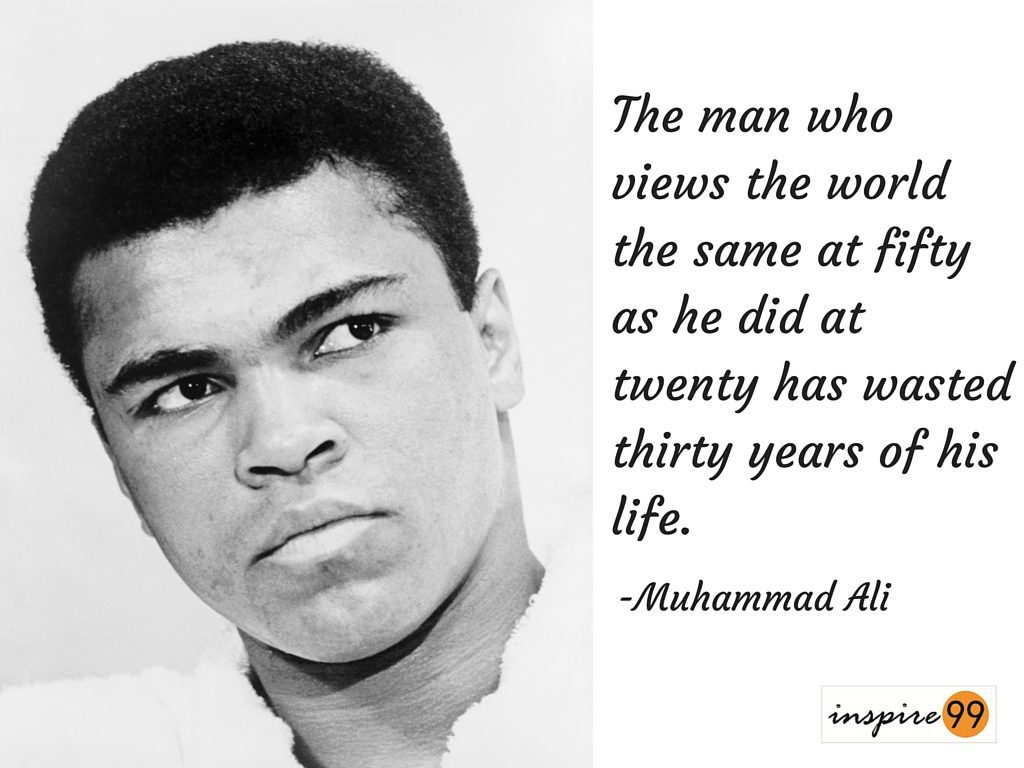 7 Quotes With A Punch of Life From Muhammad Ali - Inspire99