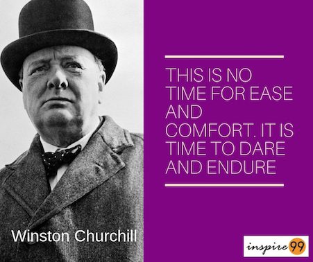 10 Stunning Winston Churchill Quotes for your strength 5 no time for ease and comfort quote, time to dare quote, time to endure quote, winston churchill quotes