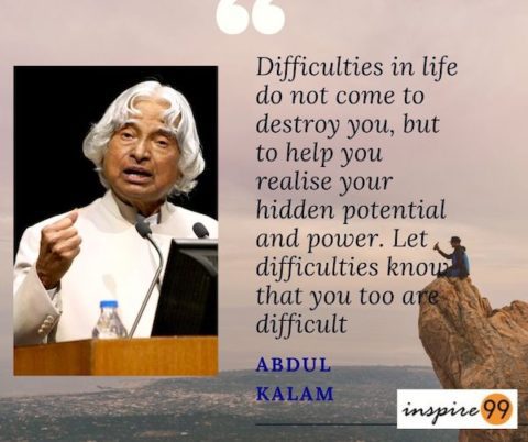 14 Abdul Kalam Inspirational Quotes, Dreams and Success - Inspire99 %quotes