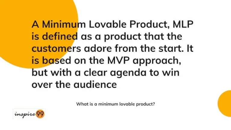 Meaning and definition of a minimum lovable product