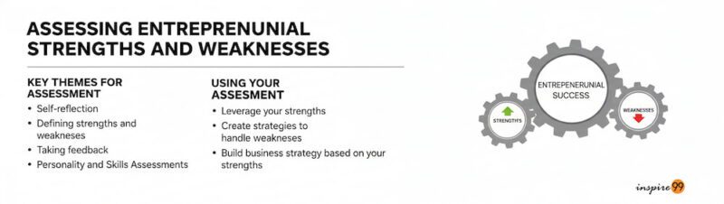 How do I assess my strengths and weaknesses for entrepreneurship? 1 How Do I Assess My Strengths and Weaknesses for Entrepreneurship?