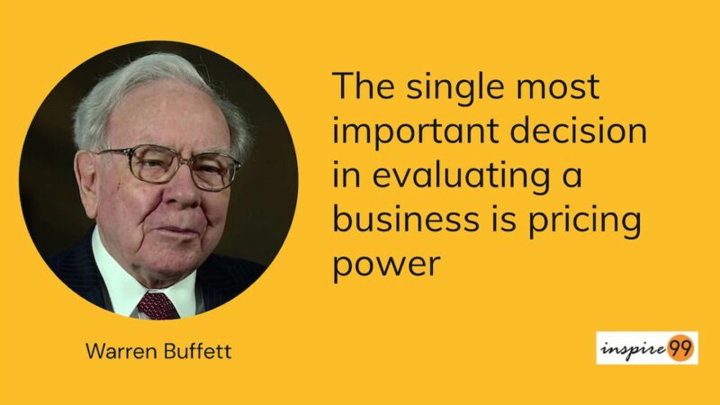 How Do I Price MVP - The single most important decision in evaluating a business is pricing power